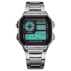 Luxury Military Men Watch Waterproof Luminous Date Chronograph Stainless Steel — photo 3
