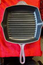 26cm Le Creuset Griddle/Skillet 26 Purple Cast Iron Very good condition