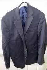 Hart Schaffner Marx Sport Coat Blazer Jacket Navy Blue Made in Canada