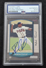 2000 RAFAEL FURCAL Signed Bowman ROOKIE Card-ATLANTA BRAVES-PSA