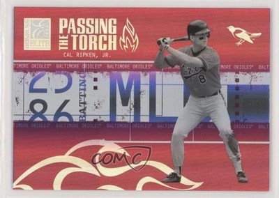 2005 Donruss Elite Passing the Torch Red 95/250 Cal Ripken Jr BJ Upton HOF 2fd
