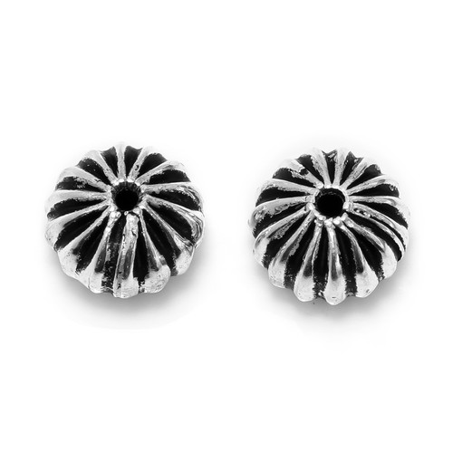 4 Pezzi 10MM Bali Perlina Argento Antico Placcato Gioielli Creazione