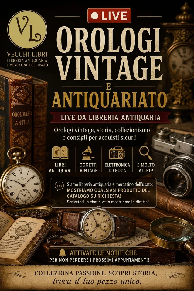 Orologi Vintage e Antiquariato | Libreria Vecchi Libri Salerno