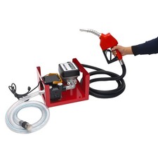 110V 550W Electric Fuel Transfer Pump with Nozzle Hose for Go Kart Tractors