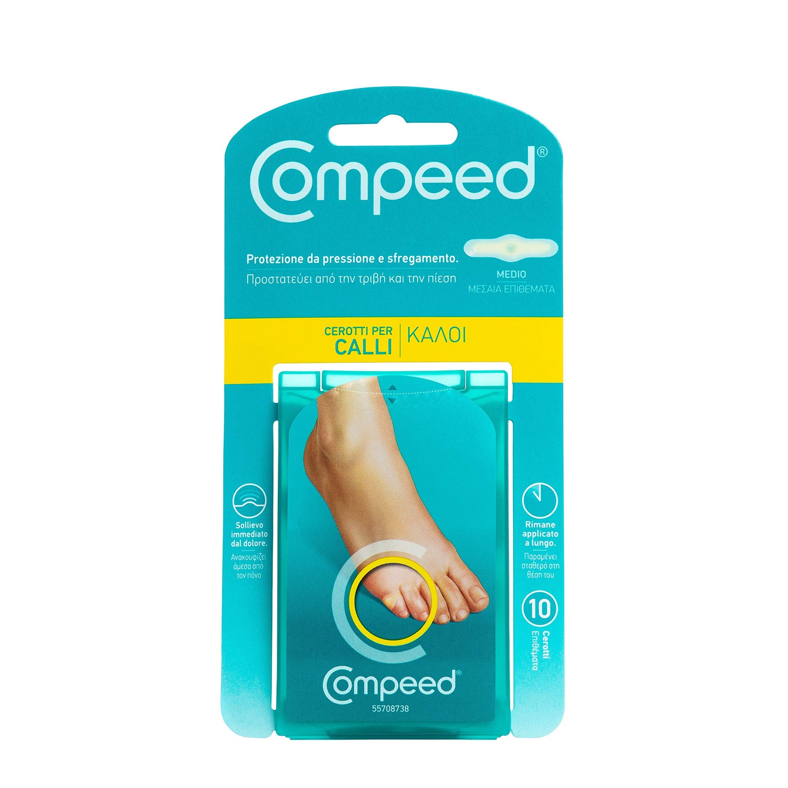 Compeed Cerotti Calli Medium 10 pezzi - - - Immagine 2