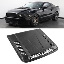 Carbon Air Flow Intake Hood Scoop Vent Bonnet Cover For Ford Mustang Gt 05-25