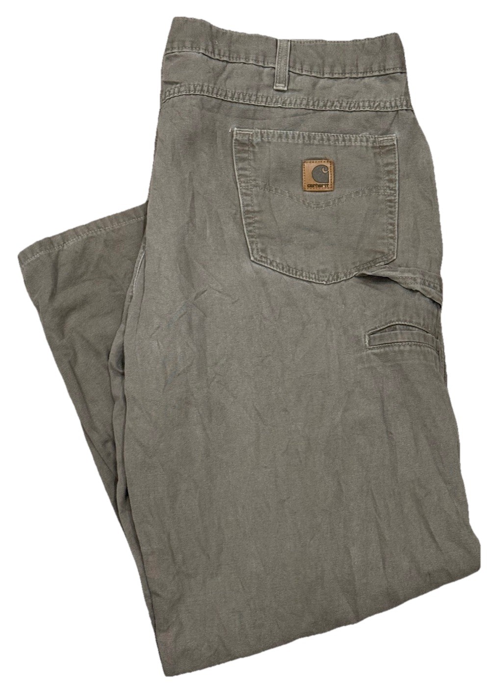 Carhartt Loose Fit Workwear Distressed Utility Pants Brown B159-MUS Men’s 42x32