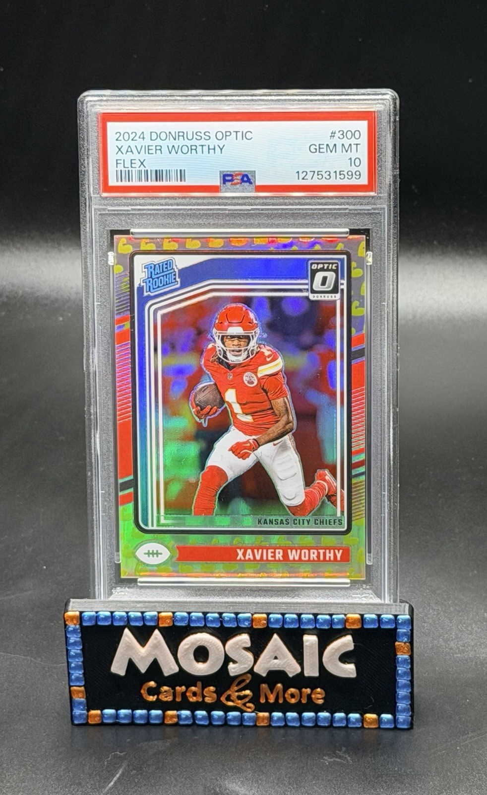 2024 DONRUSS OPTIC FLEX #300 XAVIER WORTHY ROOKIE RC SP /149 PSA 10 GEM MT