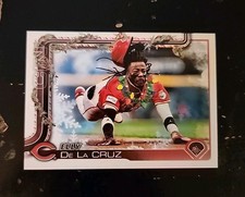 2025 Topps Holiday Elly De La Cruz Christmas Lights #H97 Reds