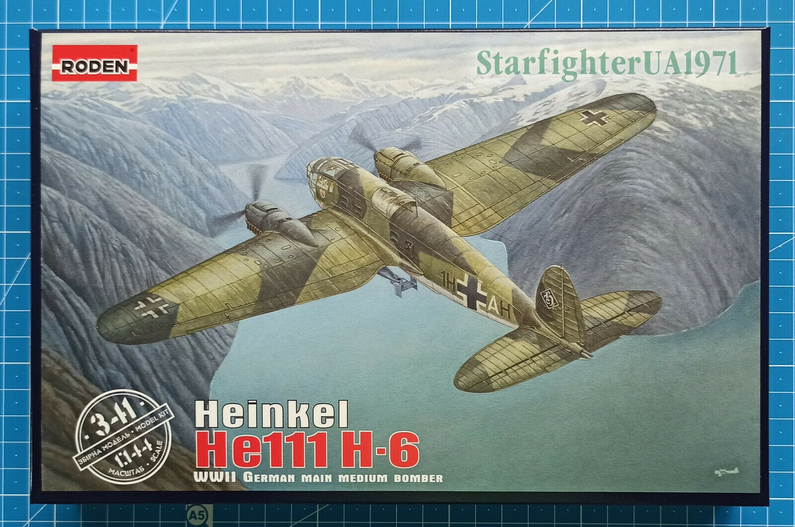 Roden 341 - 1:144 Heinkel He111 H-6 - New