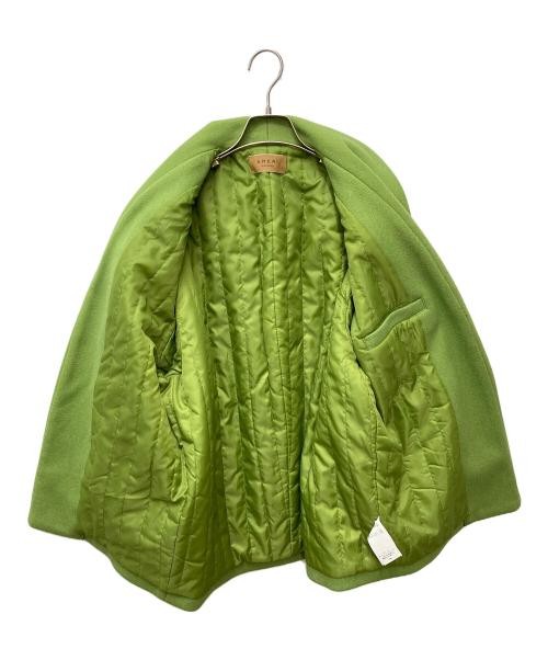 Ameri UND Flowing Collar Short Coat Green Polyest… - image 5
