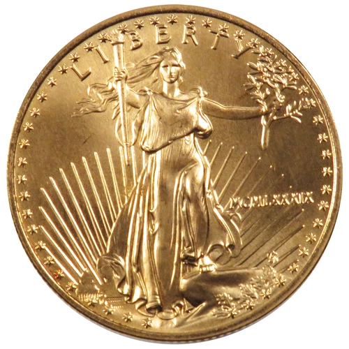 1989 American Gold Eagle 1/2 oz — photo from the most recent tracked eBay sale