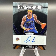 2023-24 Panini Prizm #PNM-JAC Stephen Jackson Penmanship Auto