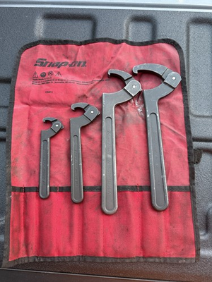 #ad Snap On Blue Point Hook Spanner Wrench Set AHS300B AHS301B AHS304B AHS307B USA $350.00