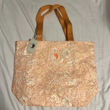 T&C Surf Hawaii Tote Shoulder Bag Orange Beach