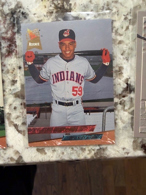1993 FLEER ULTRA MLB BASEBALL ROOKIE CARD CLEVELAND INDIANS MANNY RAMIREZ #545