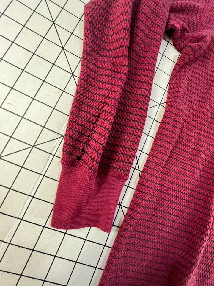 Vintage 70s 80s JE Morgan Super John Long Jon Thermal Surf Stripe T Shirt Thin - Image 3 of 4