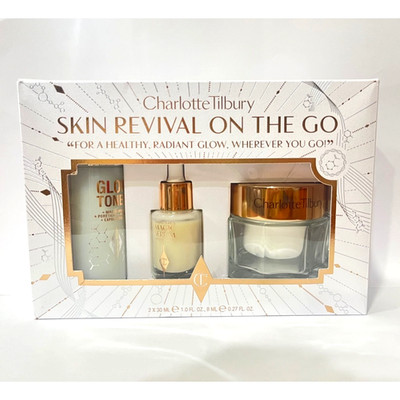 Charlotte Tilbury Skin Revival on the Go Limited Edition Skincare Kit 3 Items
