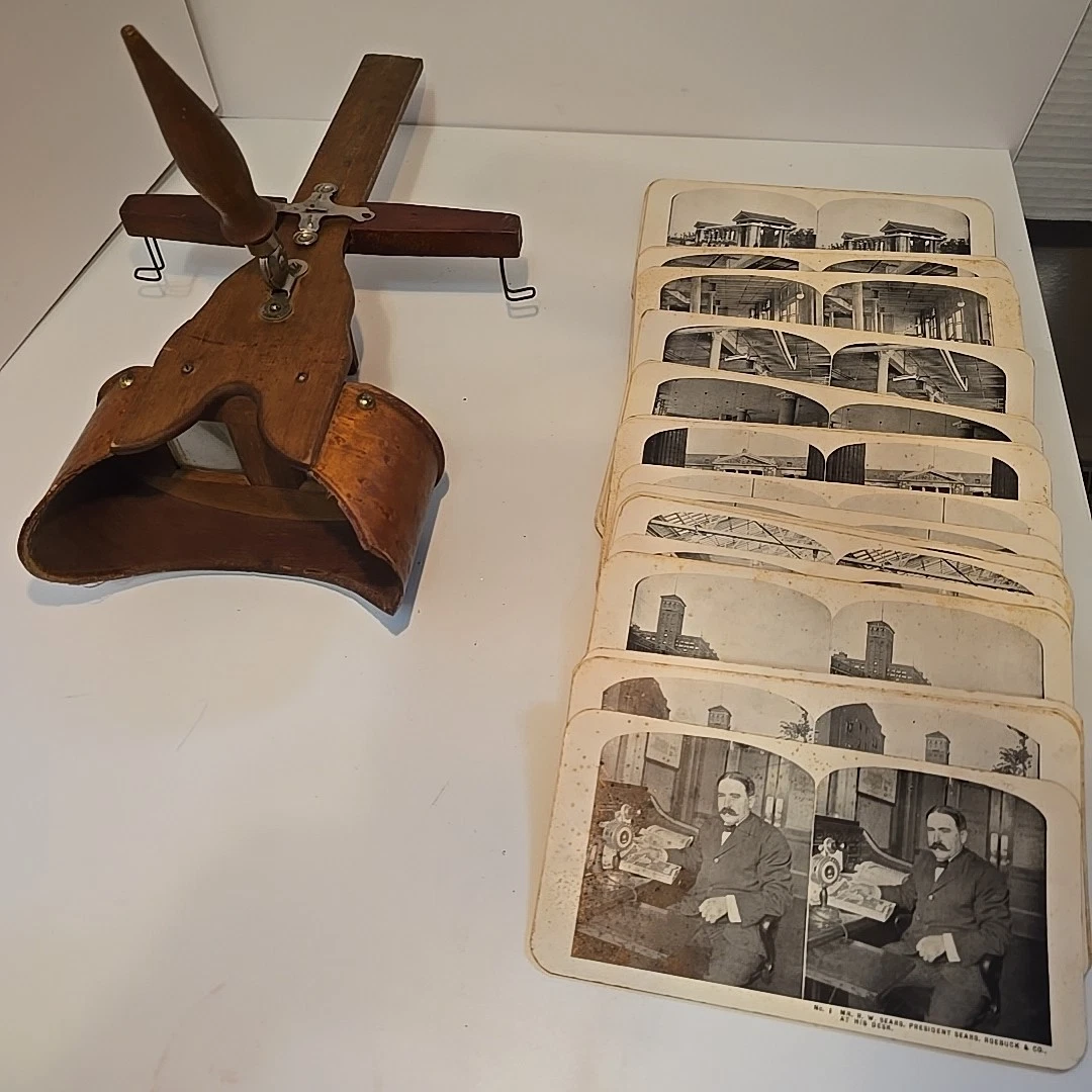 RARE STEREOSCOPE PERFECSCOPE UNDERWOOD & UNDERWOOD NEW YORK
