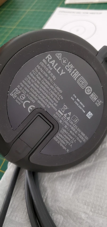 Logitech Zusatzmikrofon Meetup 989-000405_0.4_5 - Bild 4 von 4