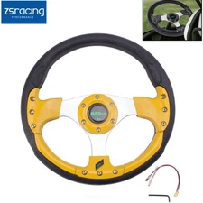 13" 320mm Steering Wheel Universal Drifting Racing Sport Lightweight Gold
