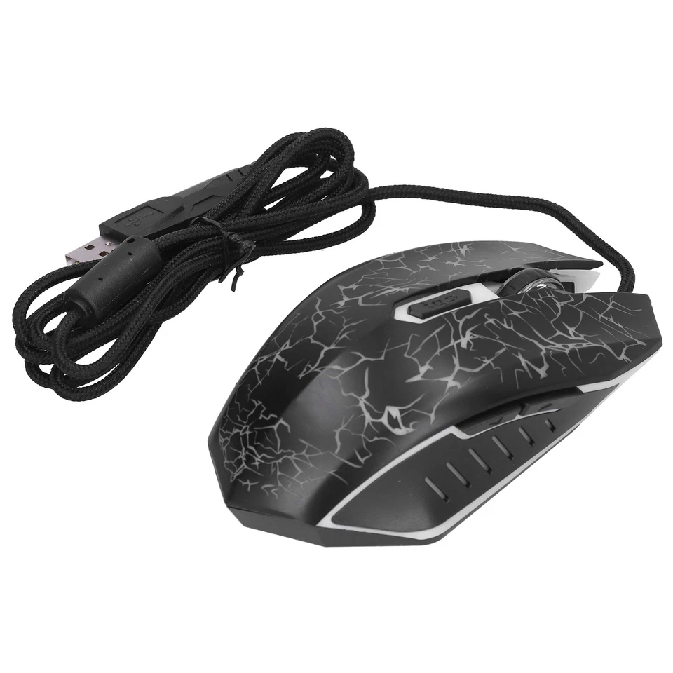Mouse Wired Colorful Glowing Gaming Usb Ultra Accuracy Internet Computer A LS - Image 2 of 4