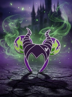 Maleficent Ears (2026 Hidden Disney Wave A Pin Series) WDW  display picture 1