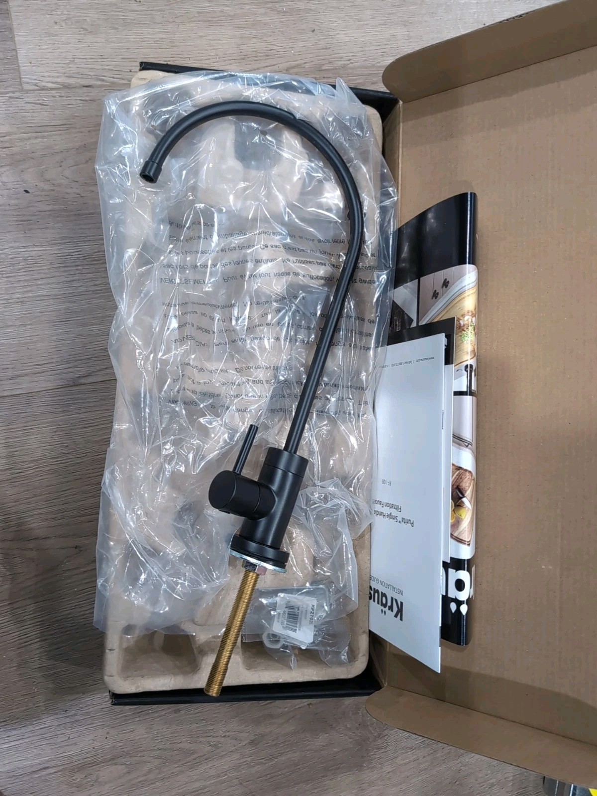 Kraus FF-100MB  Purita -filter Kitchen Faucet - Matte Black