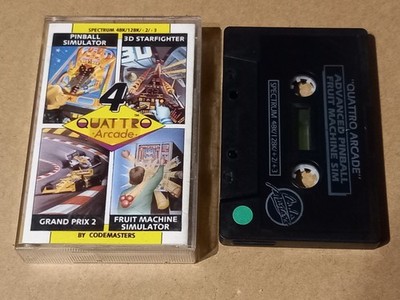 Quattro Arcade - Sinclair ZX Spectrum 48k Spielkassette - Codemasters