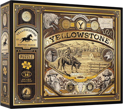 Yellowstone Premium Puzzle - theory11 Official Release - 1.000 Teile
