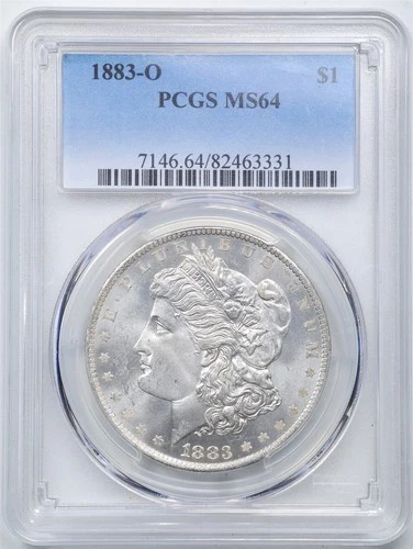 1883-O $1 Morgan Silver Dollar MS64 PCGS 82463331