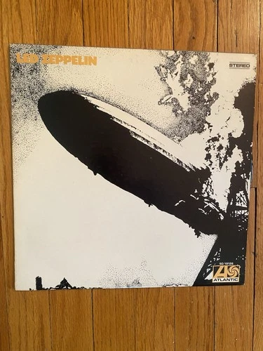 LED ZEPPLIN SELF TITLED 1 EX LP ORIG. 1969 ATLANTIC AR YELLOW LETTERS FREE SHP