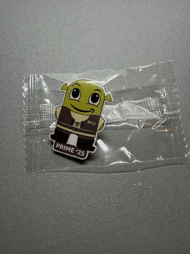 Amazon Peccy Pin BFL2 Exclusive Prime 2025 Shrek Employee Swag Hard Worker 