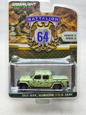 GreenLight 1:64 64 Camp Series3 -2022 Jeep Gladiator - US Army - Special  toys