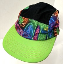 Disney Store Pixar Cars Land Adjustable Youth Child s Neon Panel Hat Cap