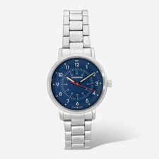 Reloj Wenger Swiss Army para hombre 01.1621.115 Avenue esfera azul 35 mm precio de venta sugerido por el fabricante 195 USD