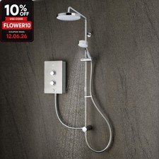 Mira Decor Dual Electric Shower - 10.8kW Warm Silver