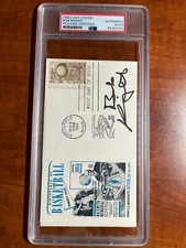1ST DAY ISSUE COVER CACHET AUTOGRAPH AUTO SIGNED HOF 1961 PSA DNA BOB KNIGHT