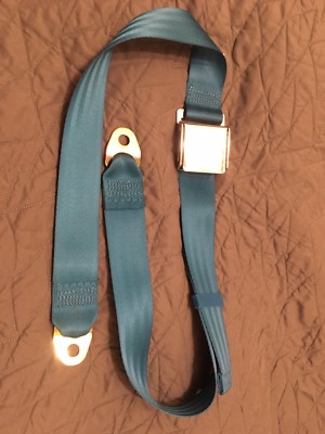 Seatbelt Solutions Electric Blue Chrome Style (set Of 4)