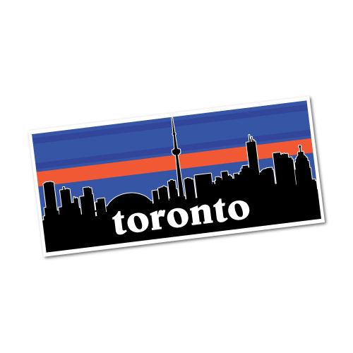 Toronto Sticker Png Toronto Skyline Canada Sticker Flag Bumper Water Proof Vinyl 7620HP | eBay