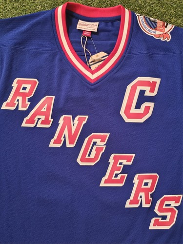 Mitchell & Ness New York Rangers Mark Messier Blue Line Jersey Men's Small NWT - Picture 3 of 10