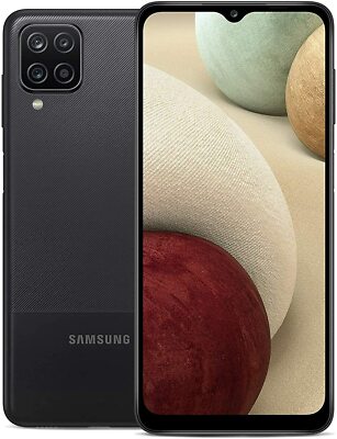 Samsung Galaxy A12 SM-A125U For AT&T Only 32GB Black GSM Smartphone Cell Phone