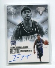 2013-14 Titanium - ISAIAH THOMAS - Autograph Rookie - WASHINGTON WIZARDS /299