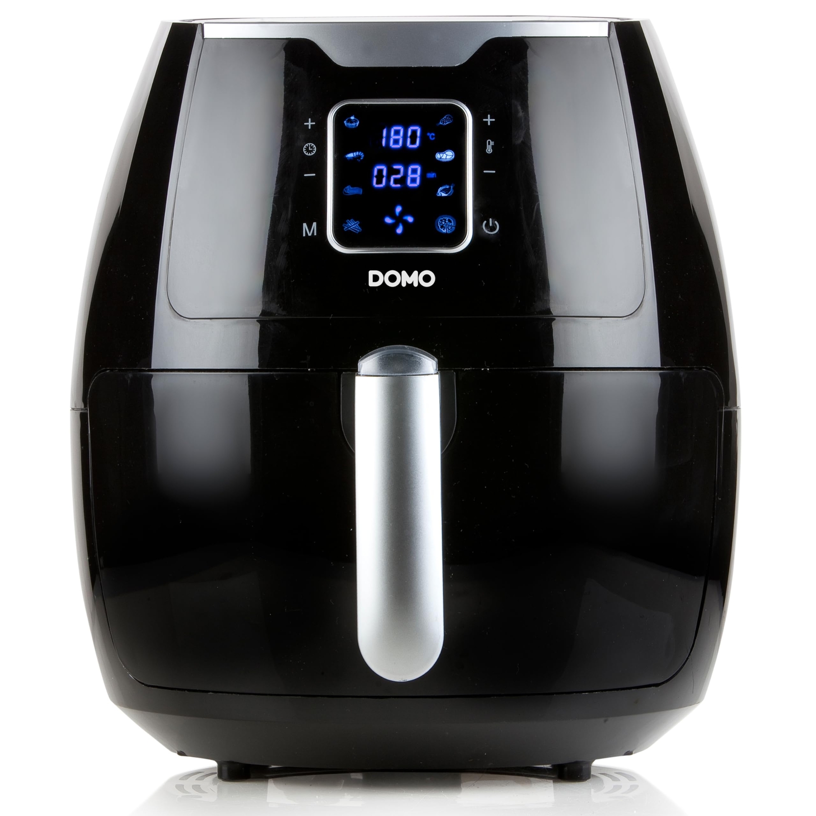 Domo DELI-FRYER XXL Hot air fryer 55 L Singolo Nero Argento Indipendente
