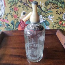 Vintage Schweppes soda bottle original not reproduction!