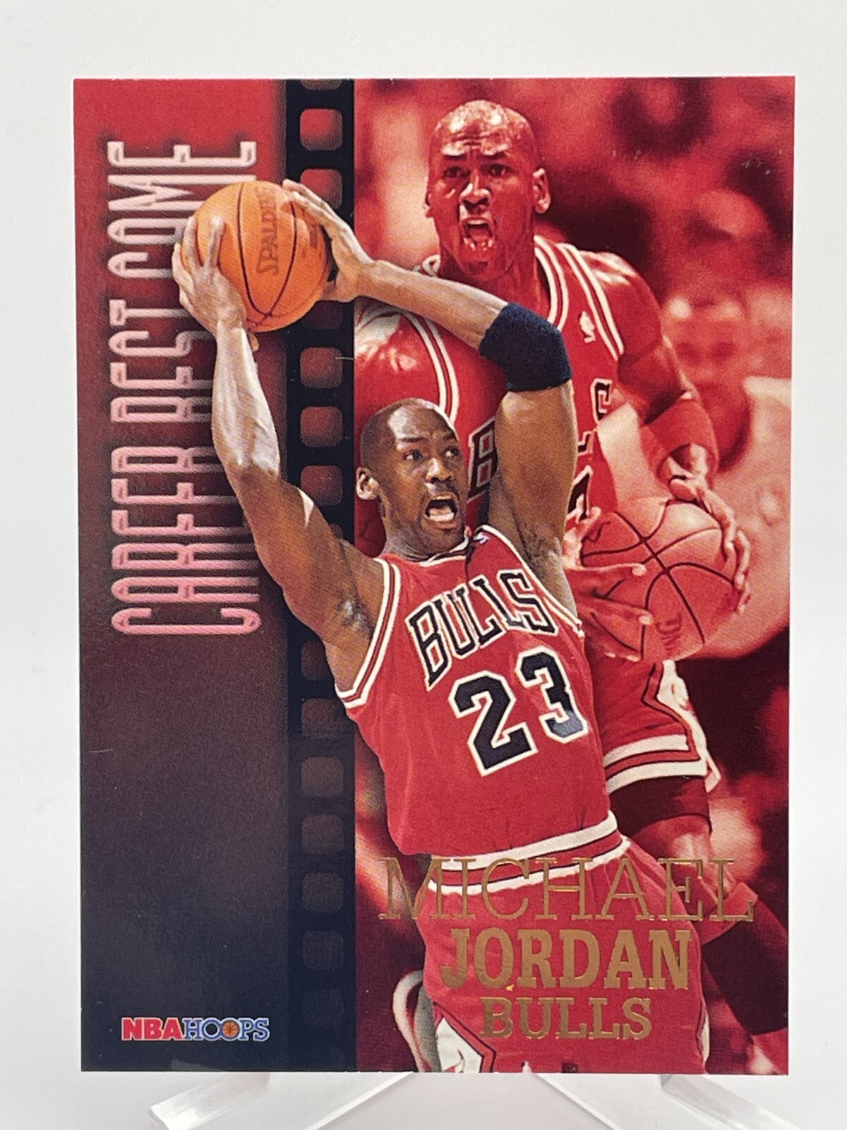 Michael Jordan 1996-97 NBA Hoops Career Best Game #335 2