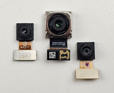 OEM Complete Set of 3 Main Rear-Facing Camera Modules for TCL 50 XE 5G ...