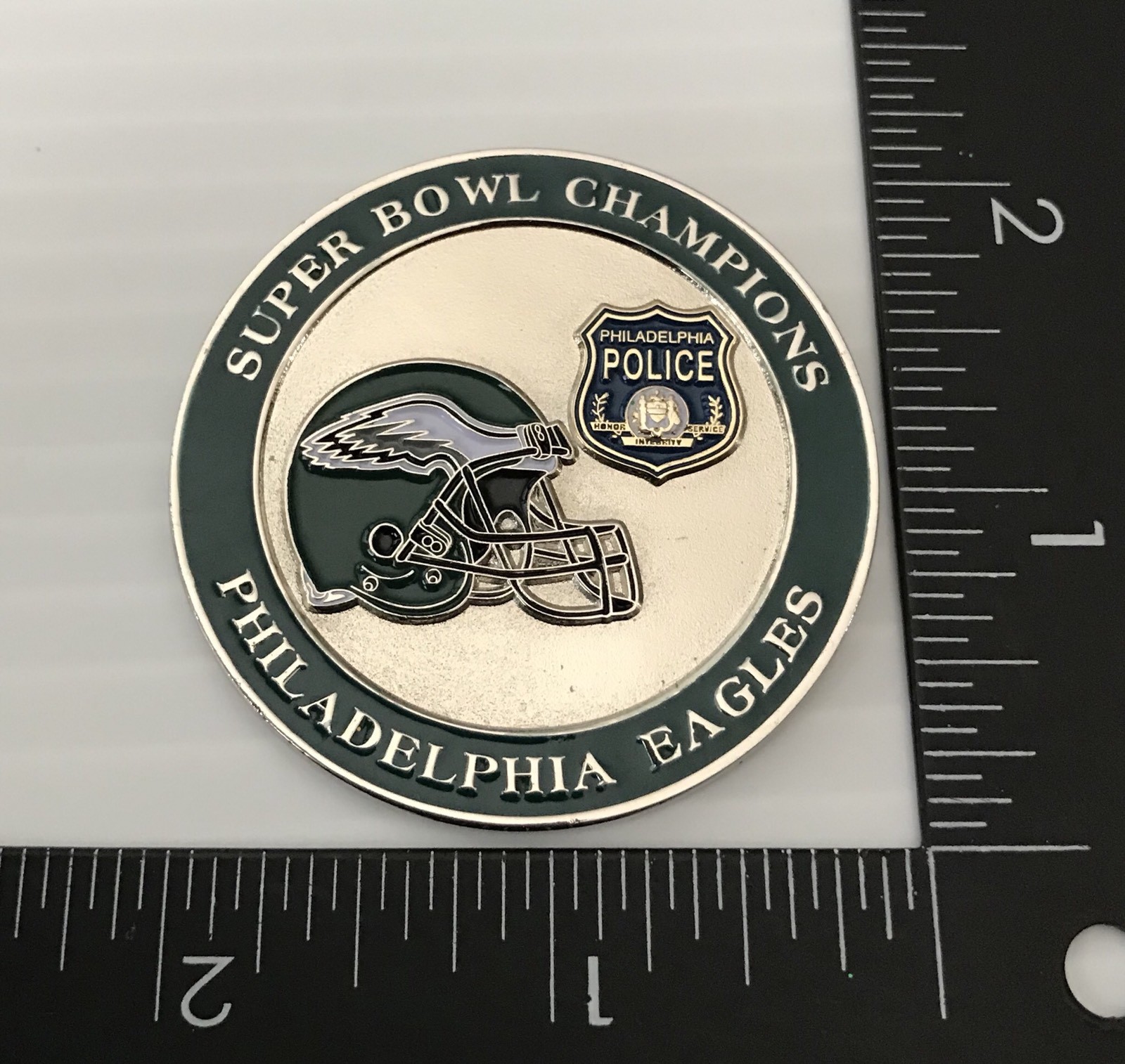 NFL Philadelphia Eagles Police Super Bowl 52 LII Champions Challenge ...