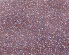 Vintage Glass Seed Beads TOHO Japan Clear Light Peach Iris AB 15/0 BBH-107