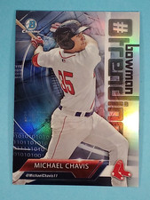 2018 Bowman Chrome Mega Box Hashtag Trending RC Michael Chavis Red Sox #MC